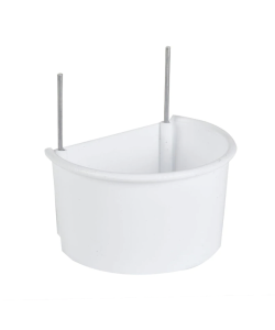 White Plastic D Cup Large Bird Feeder - Pack Of 10